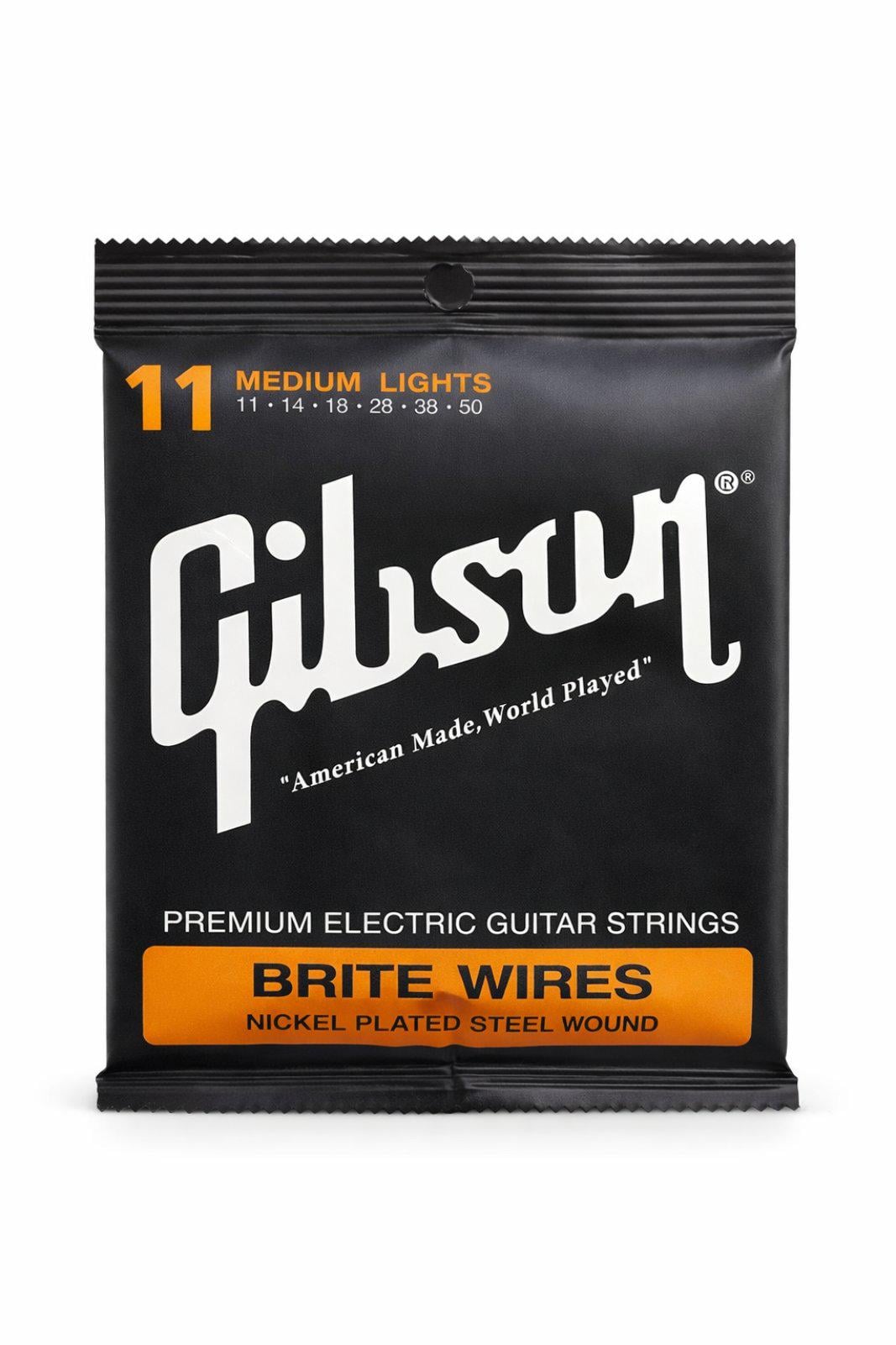 Струны для электрогитары GIBSON SEG-700 мл Brite Wires 11-50 (SEG-700ML)