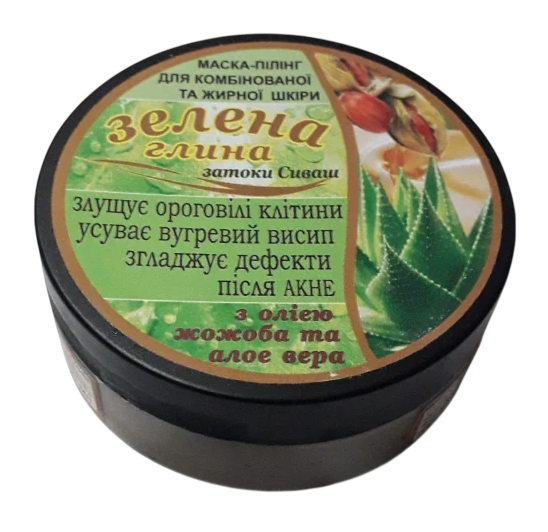 Маска-пилинг с зеленой глиной маслом жожоба и алоэ вера 150 г (875755755) Маска-пилинг с зеленой глиной маслом жожоба и алоэ вера 150 г (875755755)