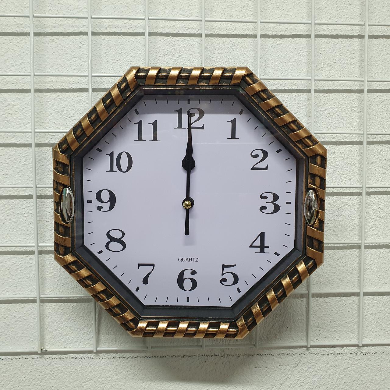 Годинник настінний Quartz 538 Gold (27231366)