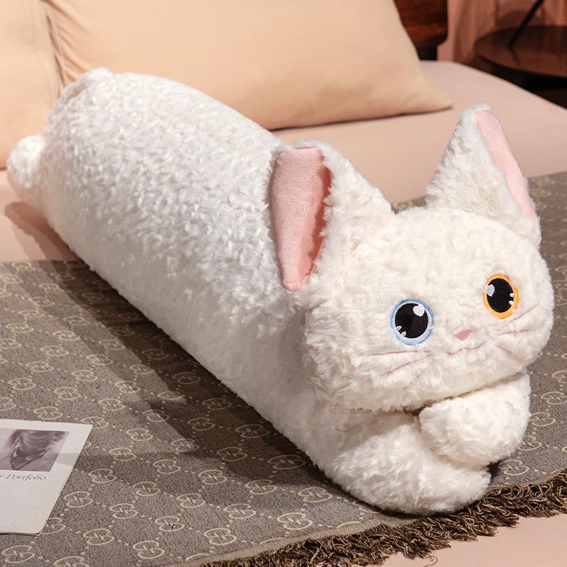 Подушка длинная Cutie Cat 110 см White (id_1736)