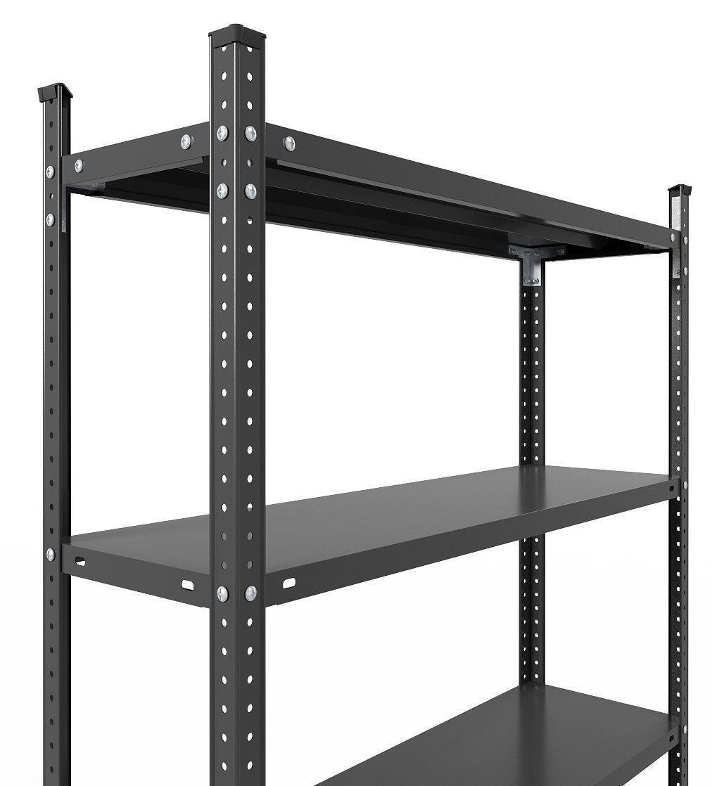 Стеллаж Меткас Атлант КС 150 кг/полку 5 полок металлический 2000x900x300 мм (2423198915) - фото 4 Стеллаж Меткас Атлант КС 150 кг/полку 5 полок металлический 2000x900x300 мм (2423198915) - фото 4