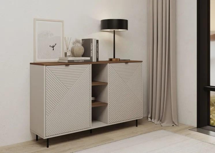 Комод JUST 2D с открытыми полками Кашемир (ART2147) Комод JUST 2D с открытыми полками Кашемир (ART2147)