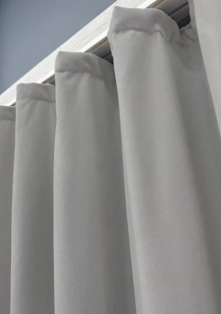 Комплект штор коротких Sparta мікровелюр 1,3х1,7 м 2 шт. Світло-сірий (1197ш) - фото 6