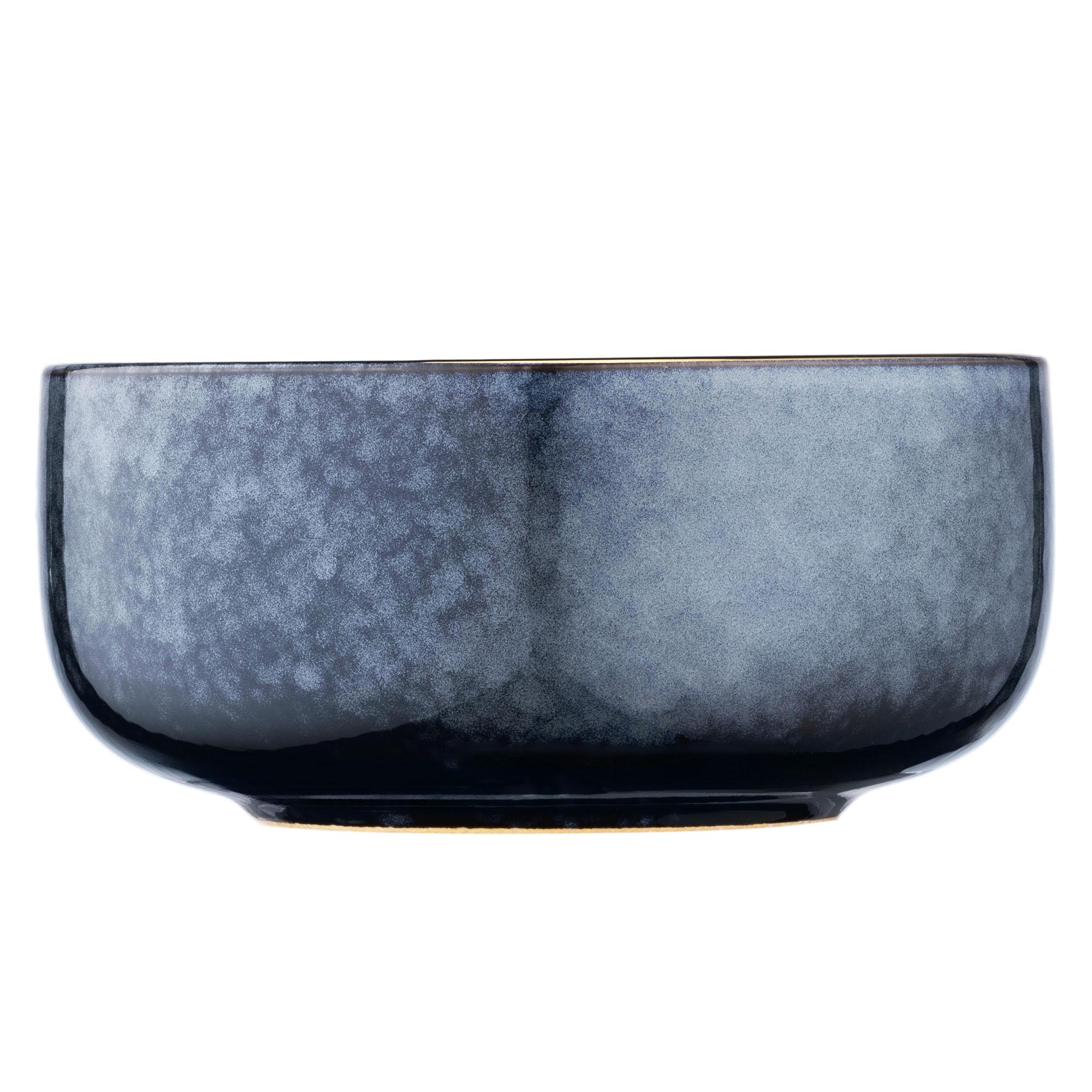 Сервиз столовой посуды Ardesto Andria 48 предметов 12 персон керамика Синий с золотым кантом - фото 11 Сервиз столовой посуды Ardesto Andria 48 предметов 12 персон керамика Синий с золотым кантом - фото 11