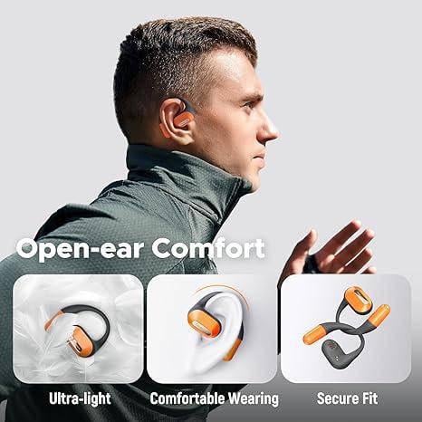 Навушники TrueFree O2 бездротові Bluetooth 5.3 водонепроникні для спорту тренувань 22 години Сірий - фото 2 Навушники TrueFree O2 бездротові Bluetooth 5.3 водонепроникні для спорту тренувань 22 години Сірий - фото 2