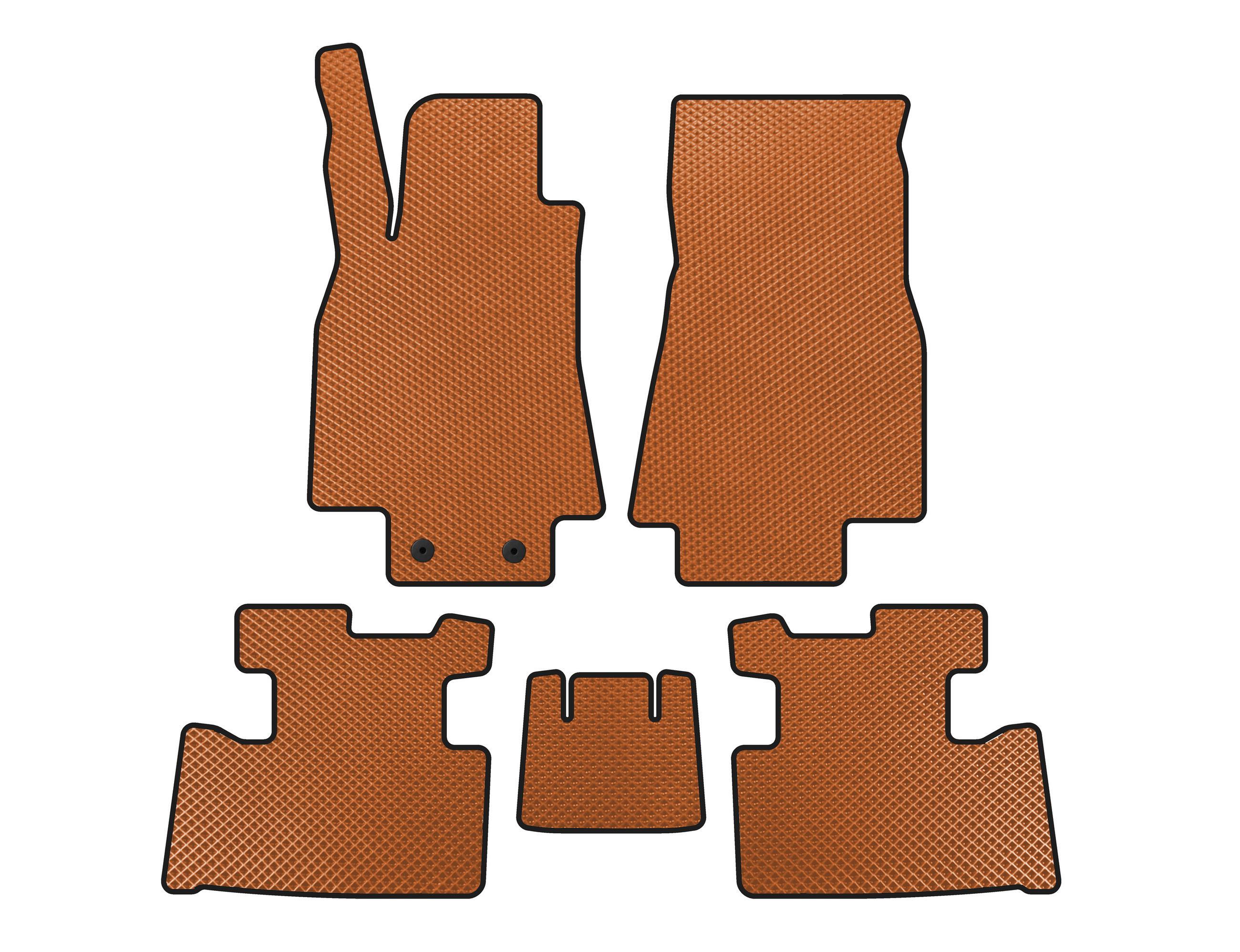 Коврики EVA Digital Designs для Mercedes A-сlass W169 2004-2012 гг. Оранжевый (144773)