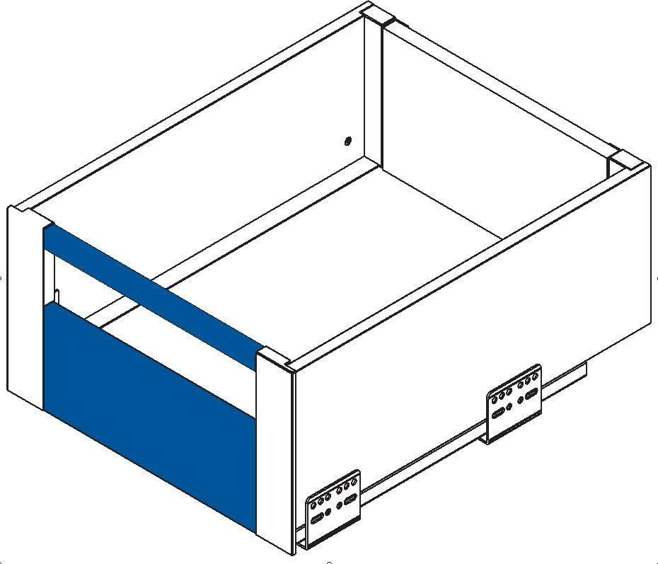 Передняя панель GTV для внутреннего ящика AXIS PRO PB-AXISPRO-PANELWEW-95R-10 95 мм и релинг 1200 мм Белый (31555) - фото 2 Передняя панель GTV для внутреннего ящика AXIS PRO PB-AXISPRO-PANELWEW-95R-10 95 мм и релинг 1200 мм Белый (31555) - фото 2