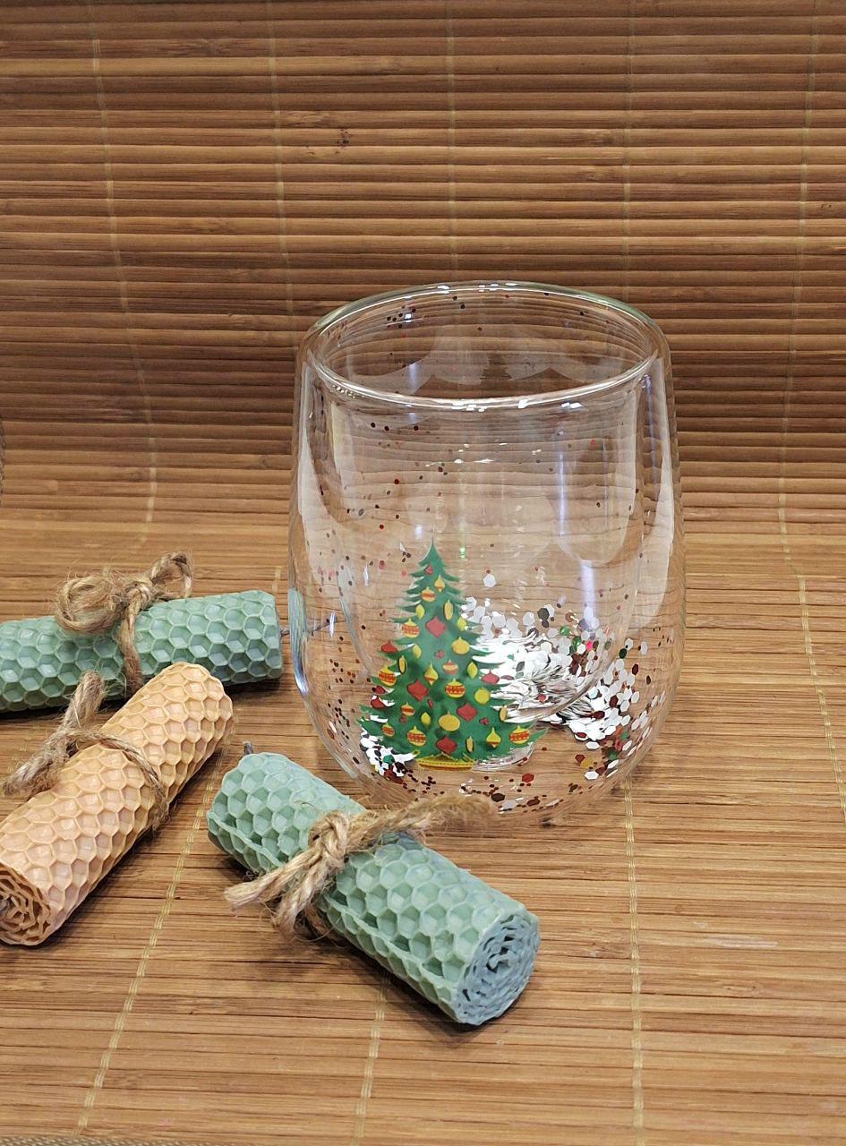 Стакан из двойного стекла Зимний праздник-2 300 мл (1750) - фото 6 Стакан из двойного стекла Зимний праздник-2 300 мл (1750) - фото 6