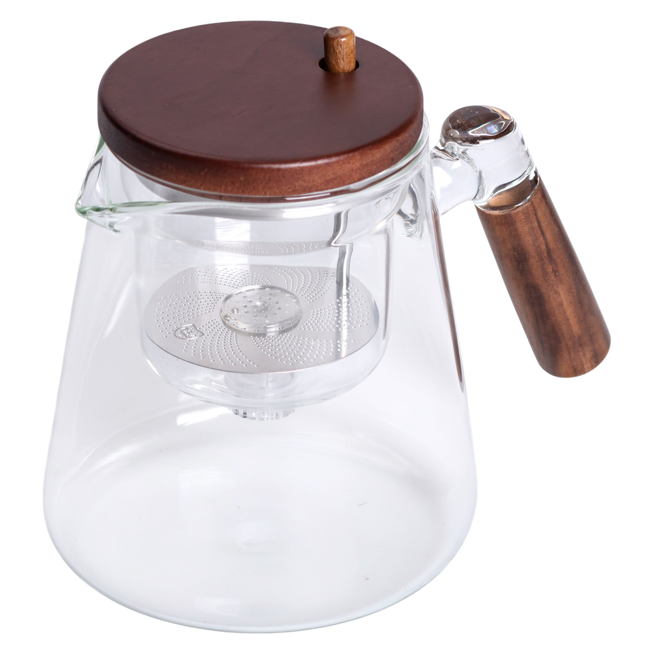 Чайник заварювальний Гунфу з кнопкою 1 л Прозорий (HP-34-7) - фото 2 Чайник заварювальний Гунфу з кнопкою 1 л Прозорий (HP-34-7) - фото 2