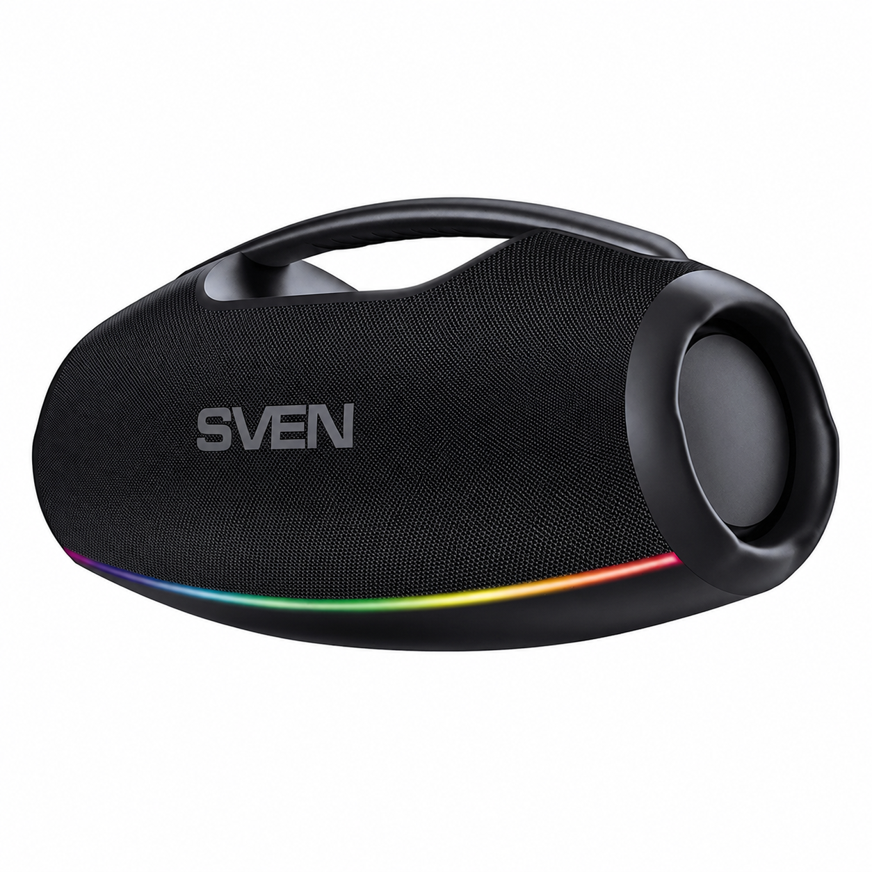 Колонка-бумбокс Bluetooth Sven PS-990 IPX5 RGB-подсветка 180 Вт 5200 мАч TWS USB FM-радио Black (PS-990)