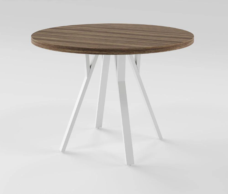 Стол круглый LITE slide для маленькой кухни раскладной d 800x18 мм (202600001)