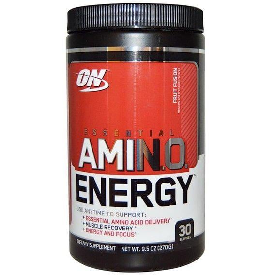 Амінокомплекс для спорту Optimum Nutrition Essential Amino Energy 270 г 30 порцій Fruit Fusion