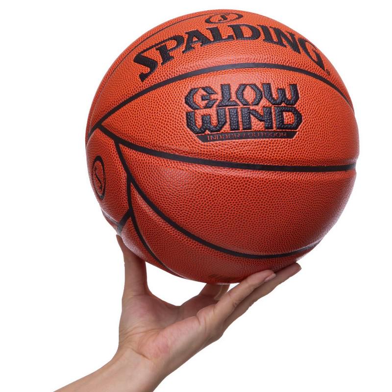 М'яч баскетбольний Zelart SPALDING 76993Y GLOW WIND №7 Помаранчевий (DR006104) - фото 6 М'яч баскетбольний Zelart SPALDING 76993Y GLOW WIND №7 Помаранчевий (DR006104) - фото 6