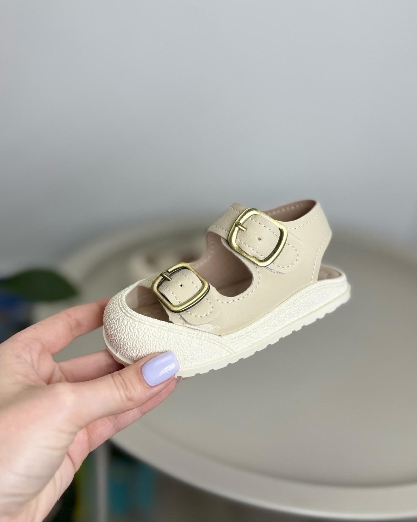 Босоножки детские р. 23 Бежевый (1344) - фото 3