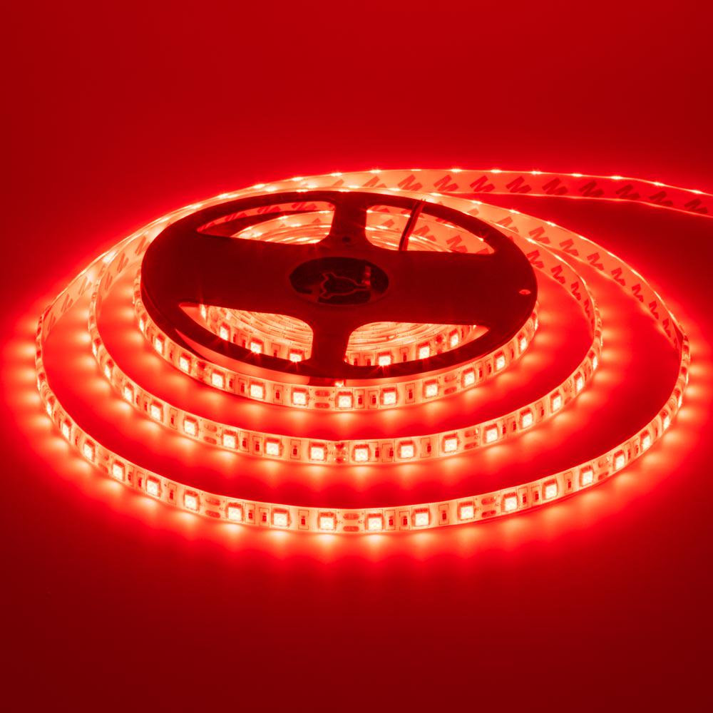 Светодиодная линейка AVT 14,4W/м МТК-300RF5050-12 12V SMD5050 60LED/м IP65 5 м Красный (1015425)