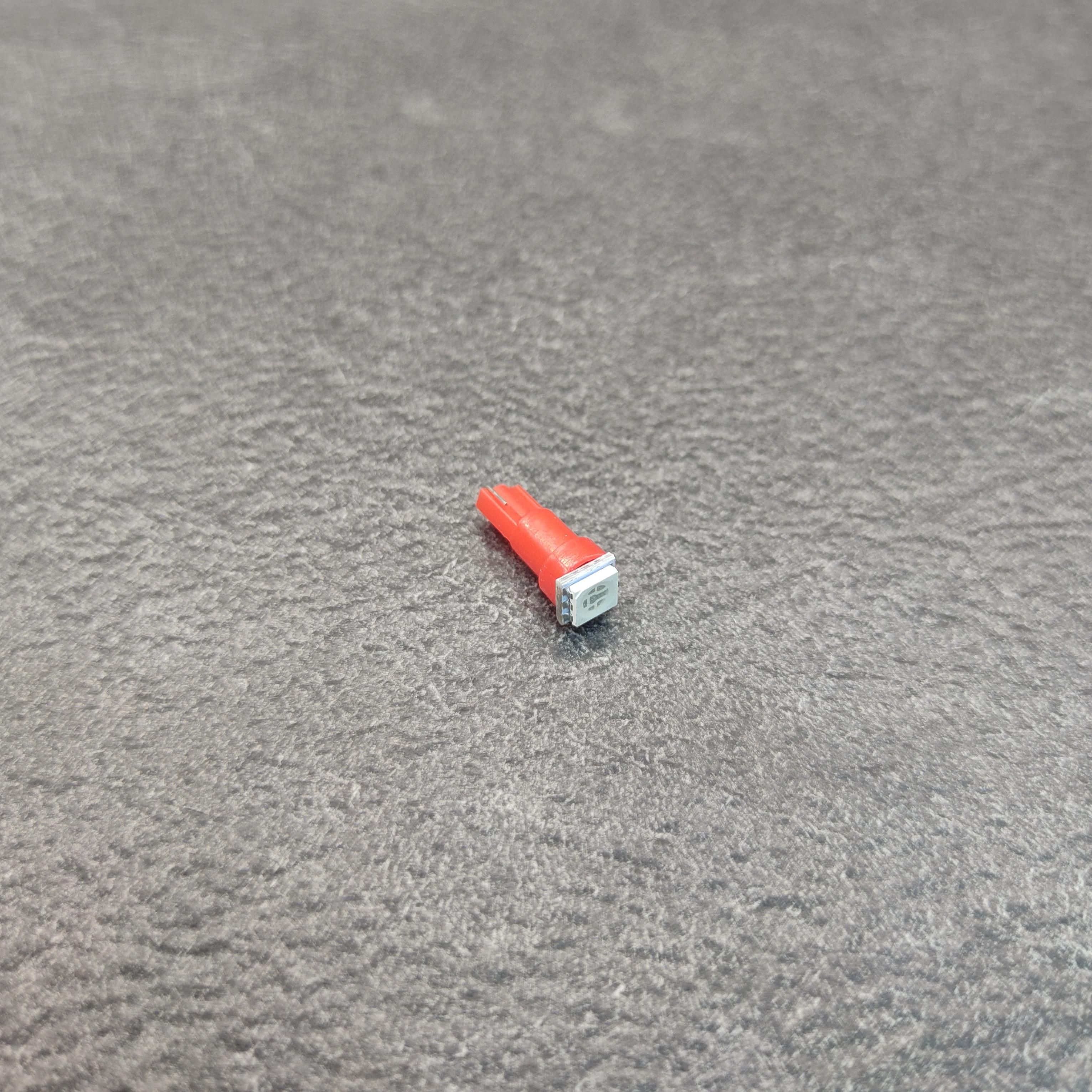 Автолампа T5 W1,2W 1SMD 5050 LED Красный (515STORE3)