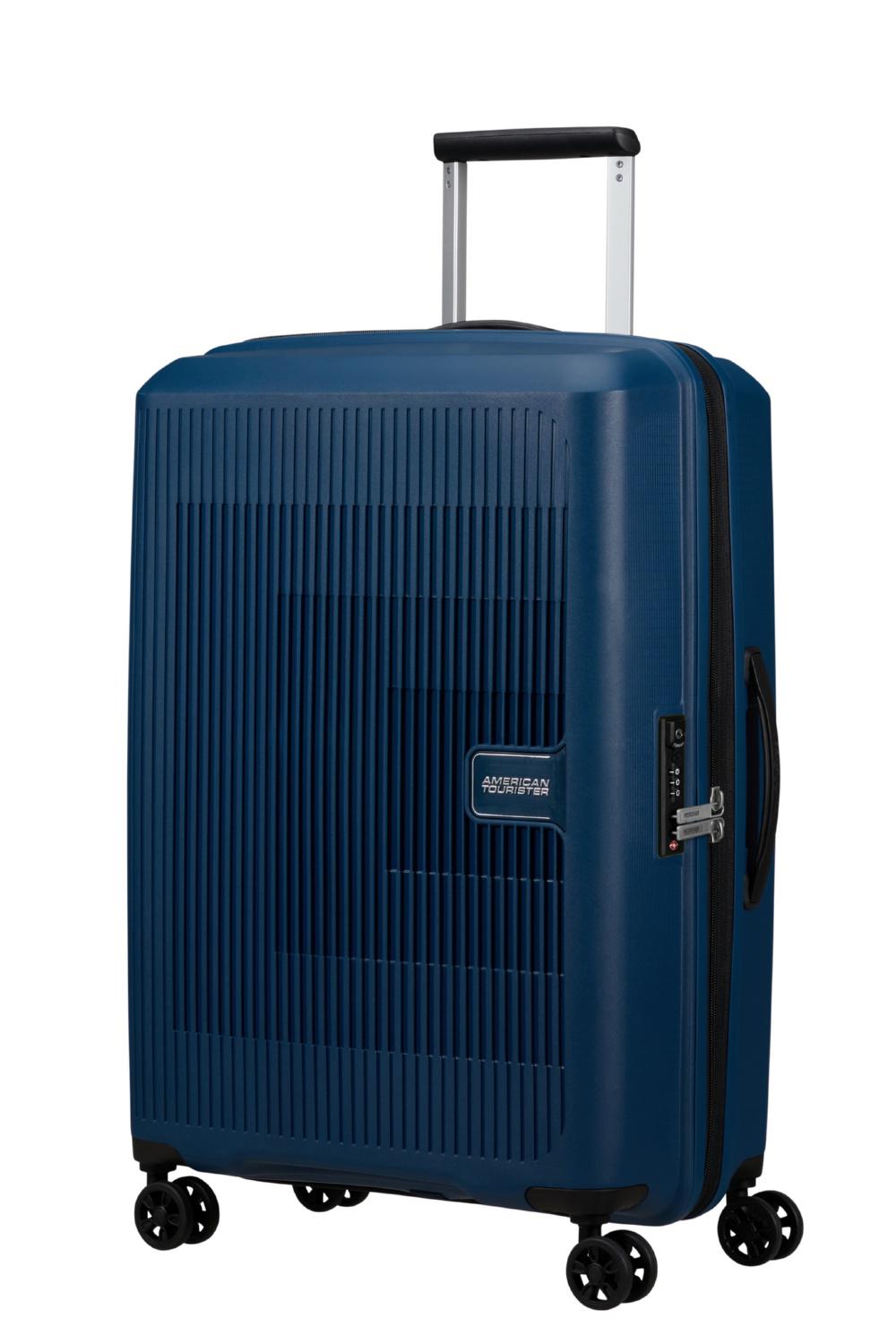 Чемодан American Tourister AEROSTEP 67x46x26/29 см Синий (MD8*41002) - фото 1