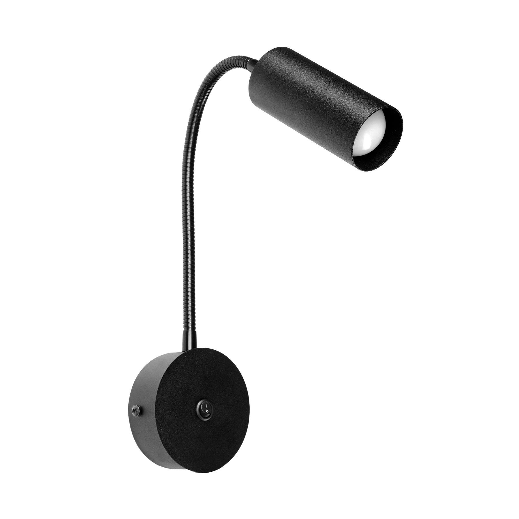 Бра с выключателем Chime W110-GN-BT Black (1032311)
