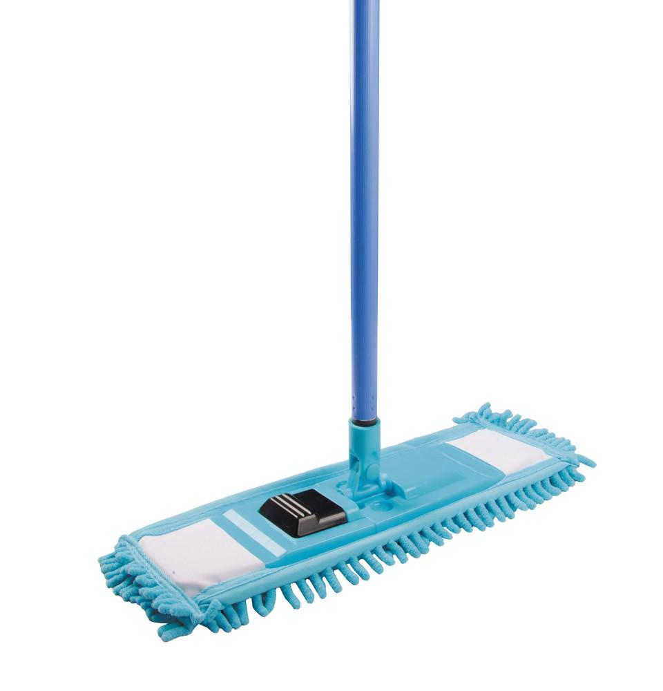 Швабра плоская ГОСПОДАР насадка микрофибра 450х160х1100 мм (14-6426)