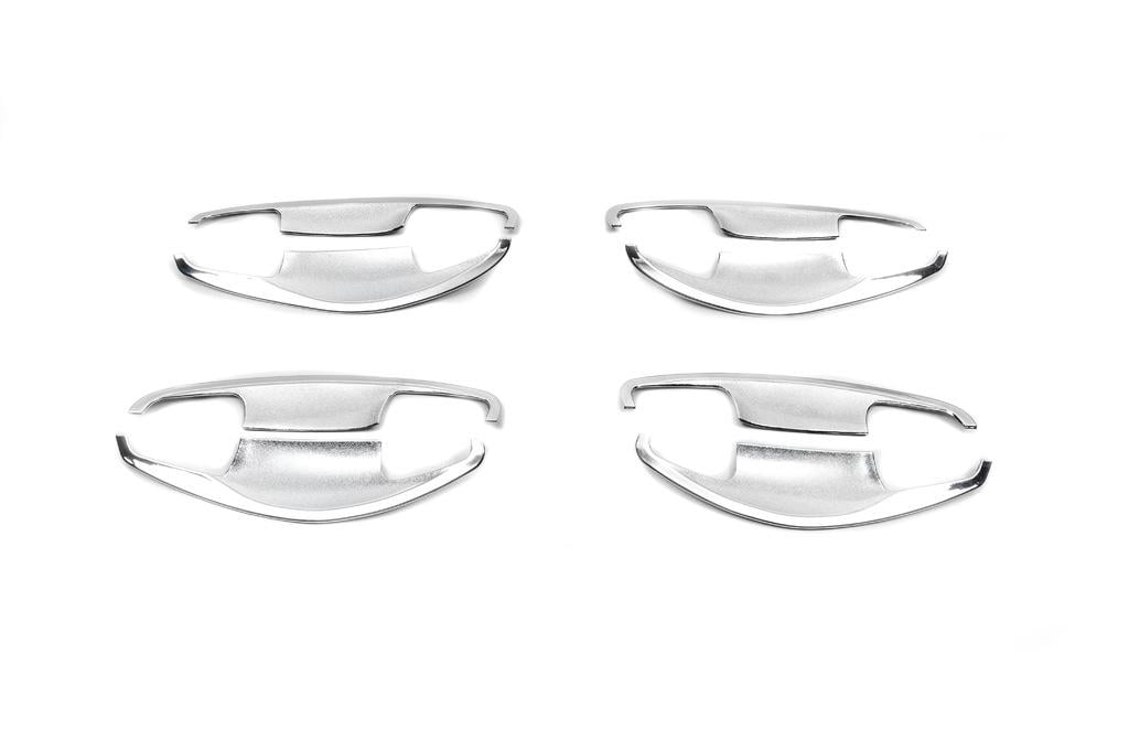 Накладки под ручки Libao для Hyundai Santa Fe 3 2012-2018 гг. abs-пластик Хром