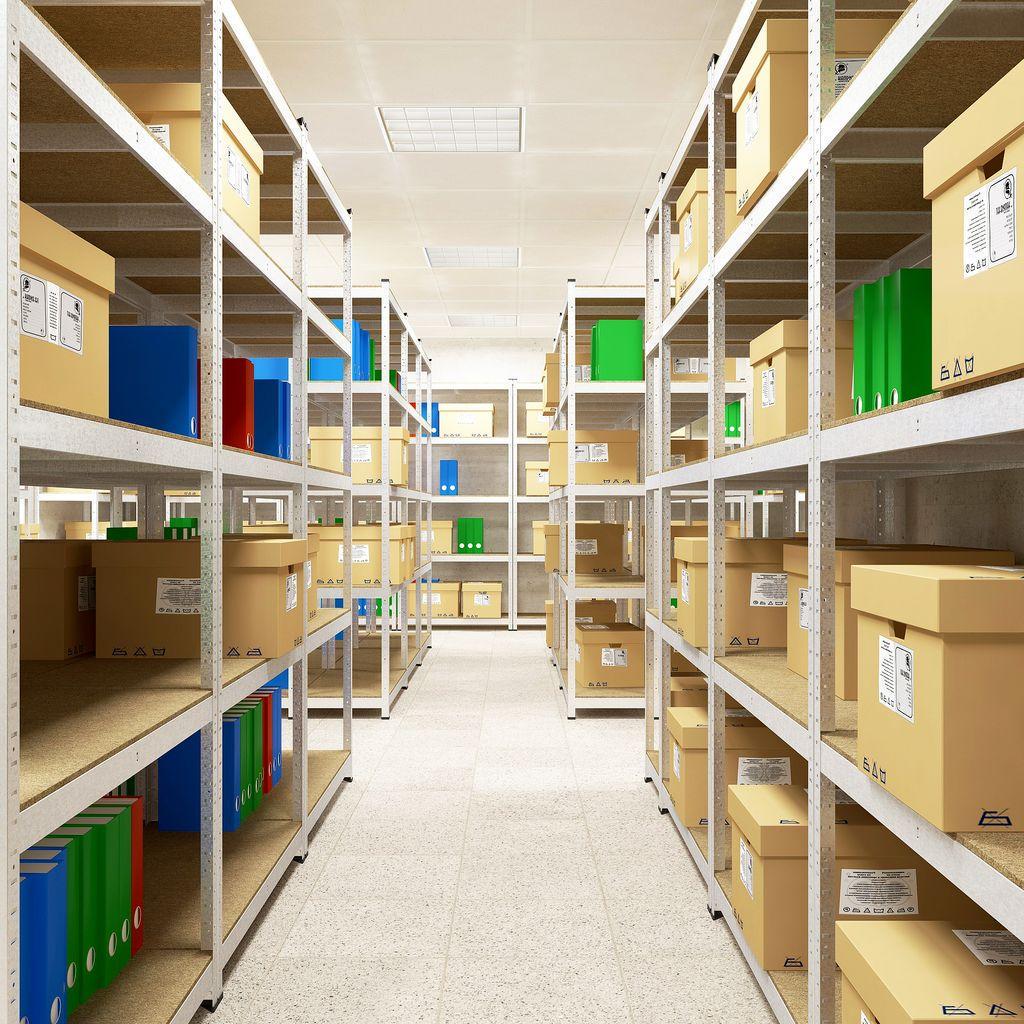 Стелаж Меткас Стандарт ОД 220 кг/полицю 5 полиць ДСП оцинкований металевий 1800x900x400 мм (3DPanda-S180200904051) - фото 4 Стелаж Меткас Стандарт ОД 220 кг/полицю 5 полиць ДСП оцинкований металевий 1800x900x400 мм (3DPanda-S180200904051) - фото 4