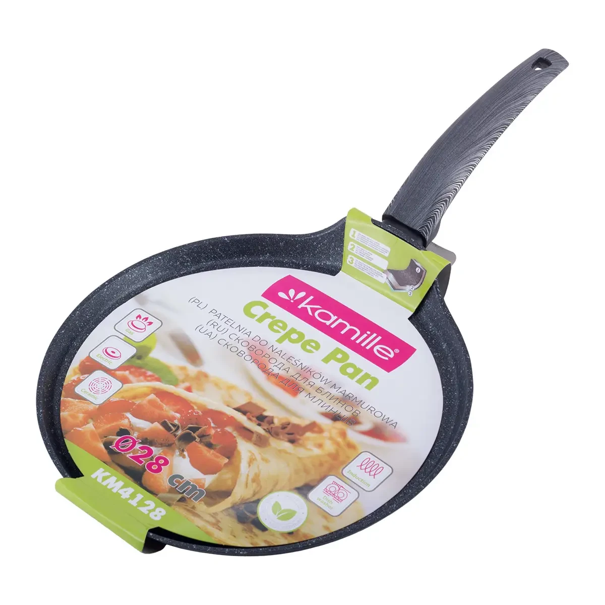 Сковорода млинна Kamille 28 см (KM-4128)