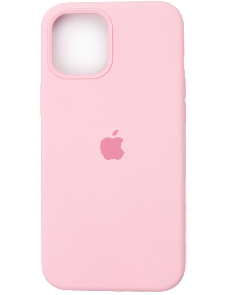 Силіконовий чохол накладка Silicone Case Full Cover for iPhone 12/12 Pro Cotton Candy