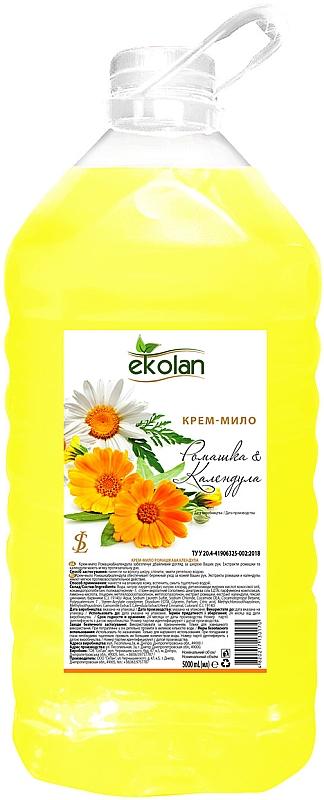 Крем-мыло жидкое Ekolan Ромашка & Календула 5000 г (18086) Крем-мыло жидкое Ekolan Ромашка & Календула 5000 г (18086)