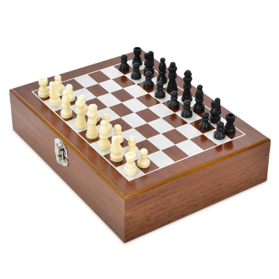 Игра настольная Bambi Набор настольных игр 2в1 шахматы домино (SR-113-N-1461)