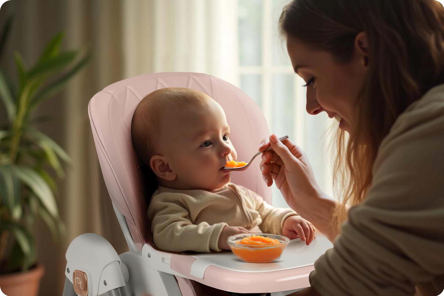 Стульчик для кормления-качеля Nukido Elite 3в1 Pink (700802) - фото 7 Стульчик для кормления-качеля Nukido Elite 3в1 Pink (700802) - фото 7