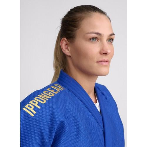 Кимоно лицензионное для дзюдо IPPON GEAR LEGEND 2 IJF approved 2023 Slim Fit 170 см Синий (297808813) - фото 6