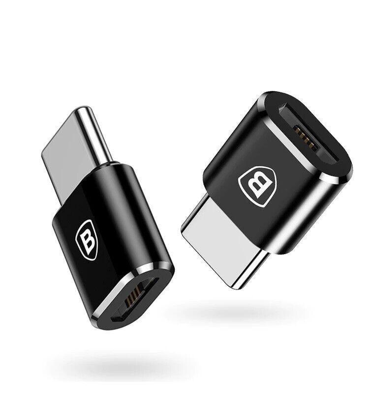 Кабель BASEUS Type-C-Micro-USB 2.4A OTG 480 Мбіт/с USB-C на Micro-B Чорний (CAMOTG-01) - фото 7