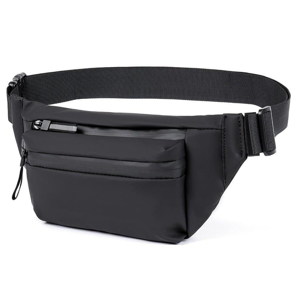 Сумка на пояс 30×13 см Black (К1635)