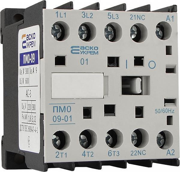 Контактор-пускатель АСКО-Укрем ПМ 0-09-01 F7 LC1-K0901 9А 110 В 1NC (A0040010154)