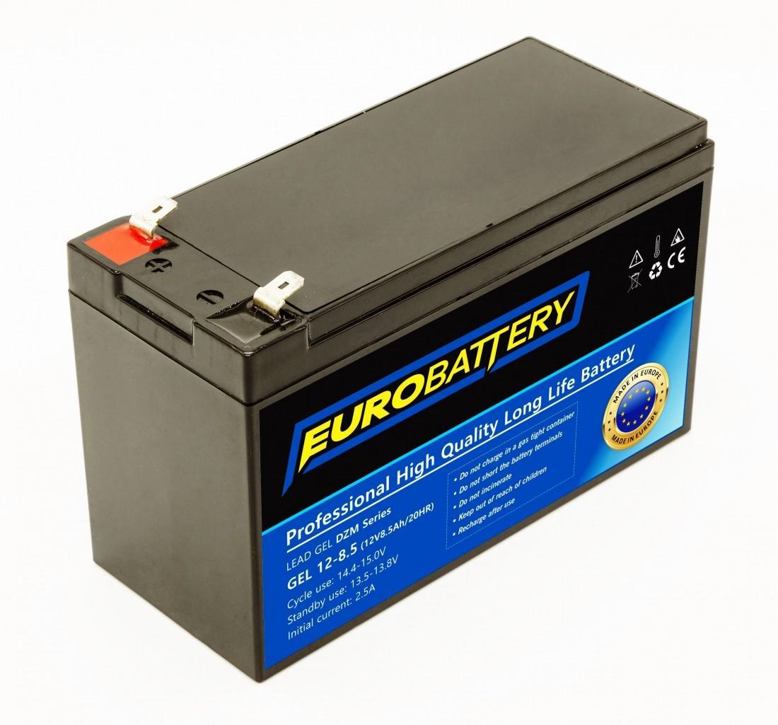 Аккумуляторная батарея гелевая EuroBattery 12V 8,5 Ah (11594)