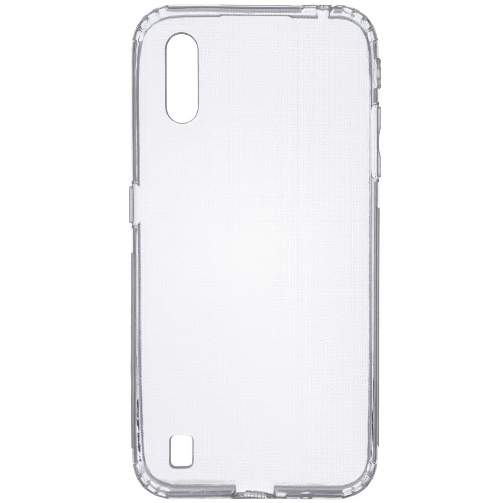 TPU чехол GETMAN Transparent 1,0 mm для Samsung Galaxy A01 Бесцветный (прозрачный)