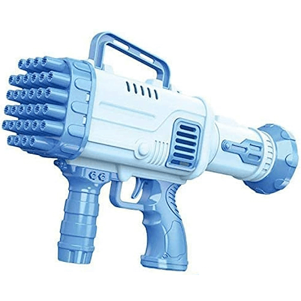 Пістолет для мильних бульбашок Bubble Gun 32 HOLES на 32 отвори Blue (d304)