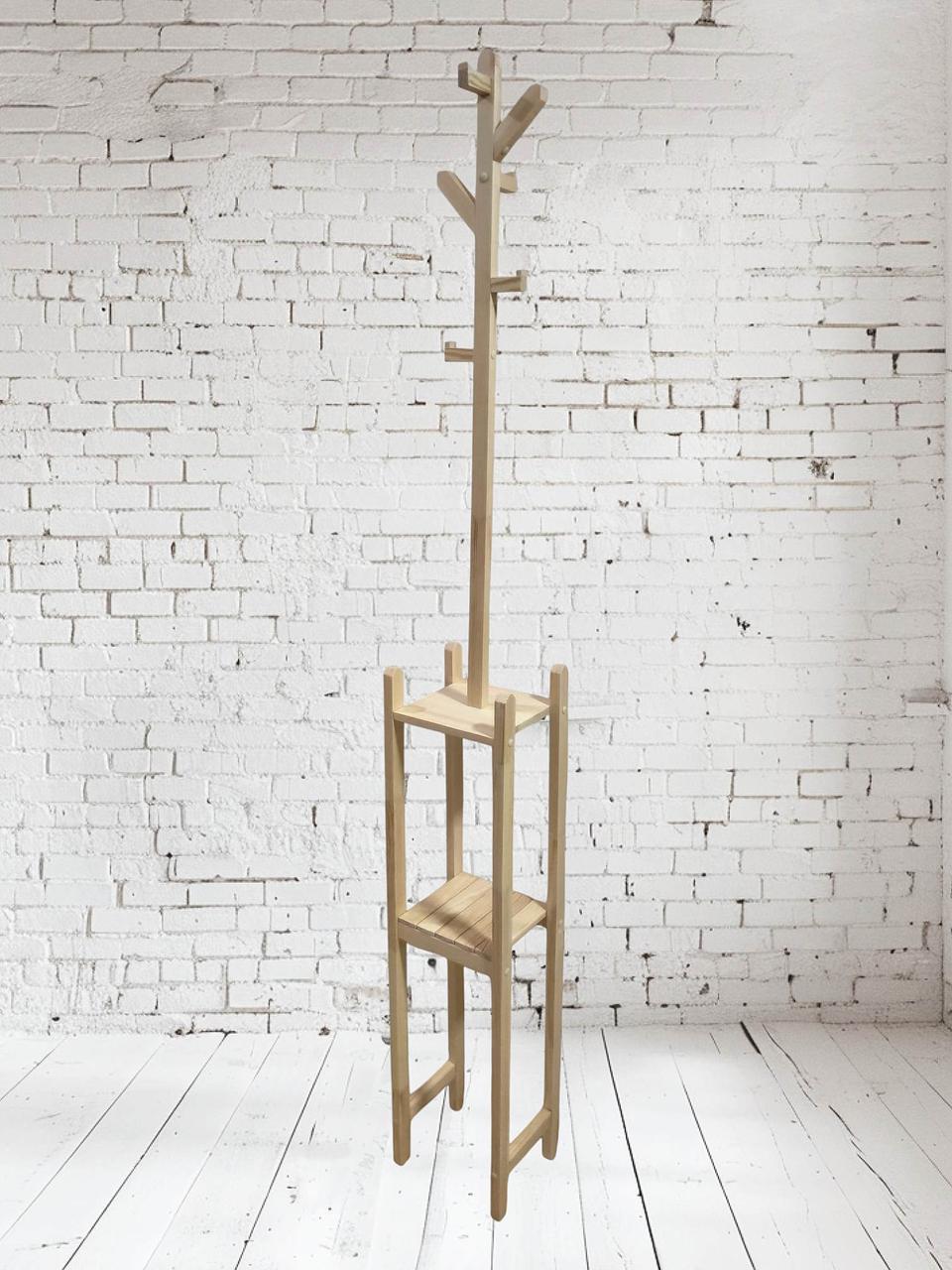 Вішалка для одягу підлогова в коридор дерев'яна (2616618314) - фото 5 Вішалка для одягу підлогова в коридор дерев'яна (2616618314) - фото 5