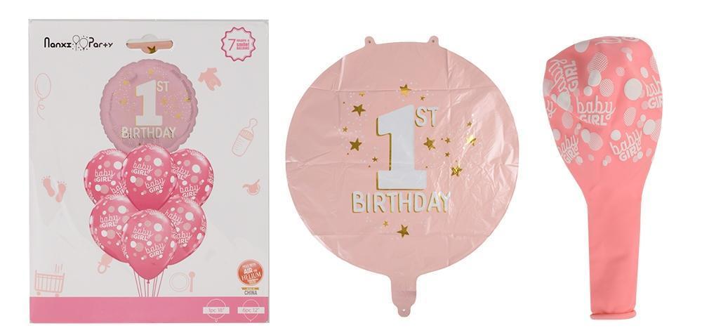 Набор шаров First Birthday 7 шт. (R35120)
