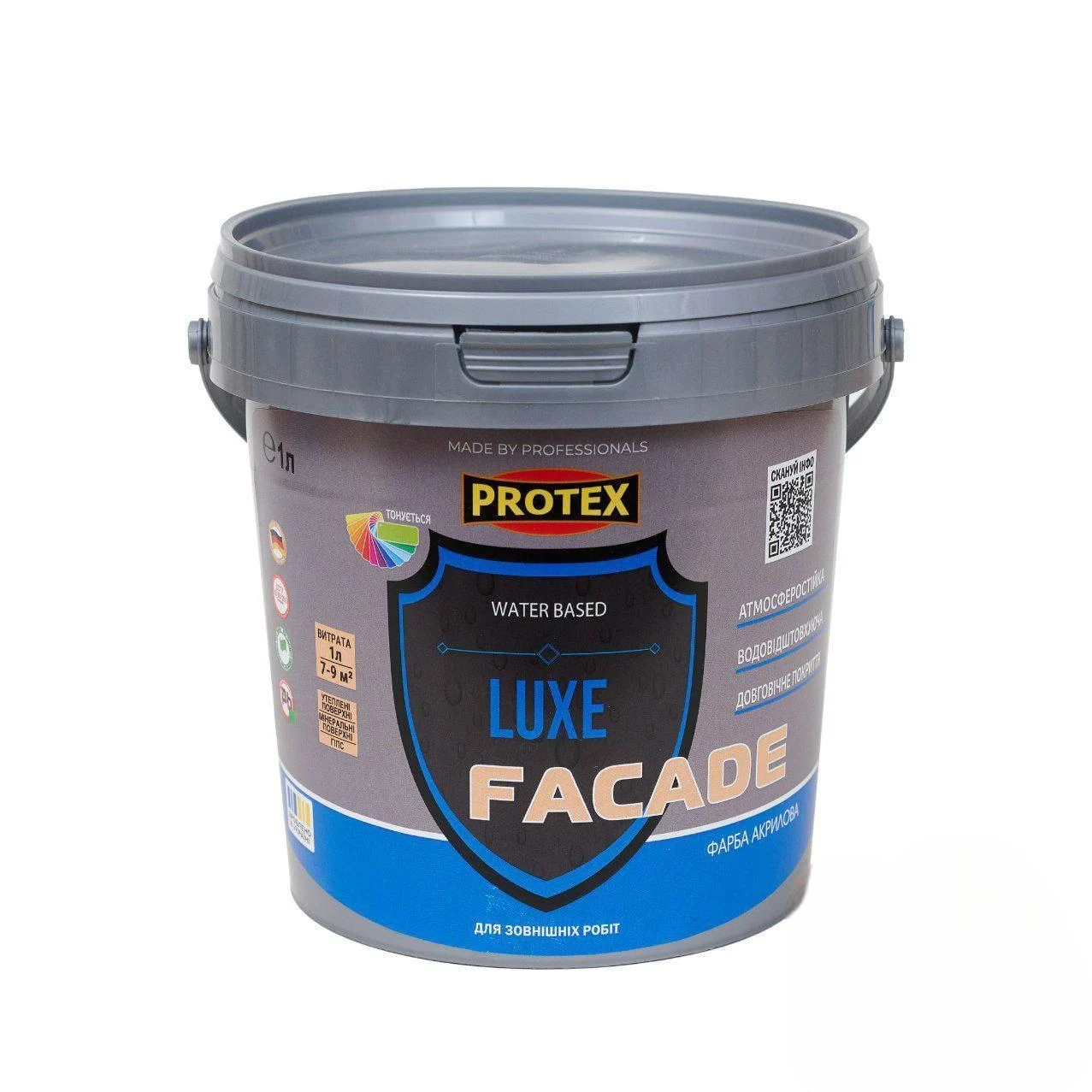 Краска акриловая Protex FACADE LUXE 1 л (3014750890)