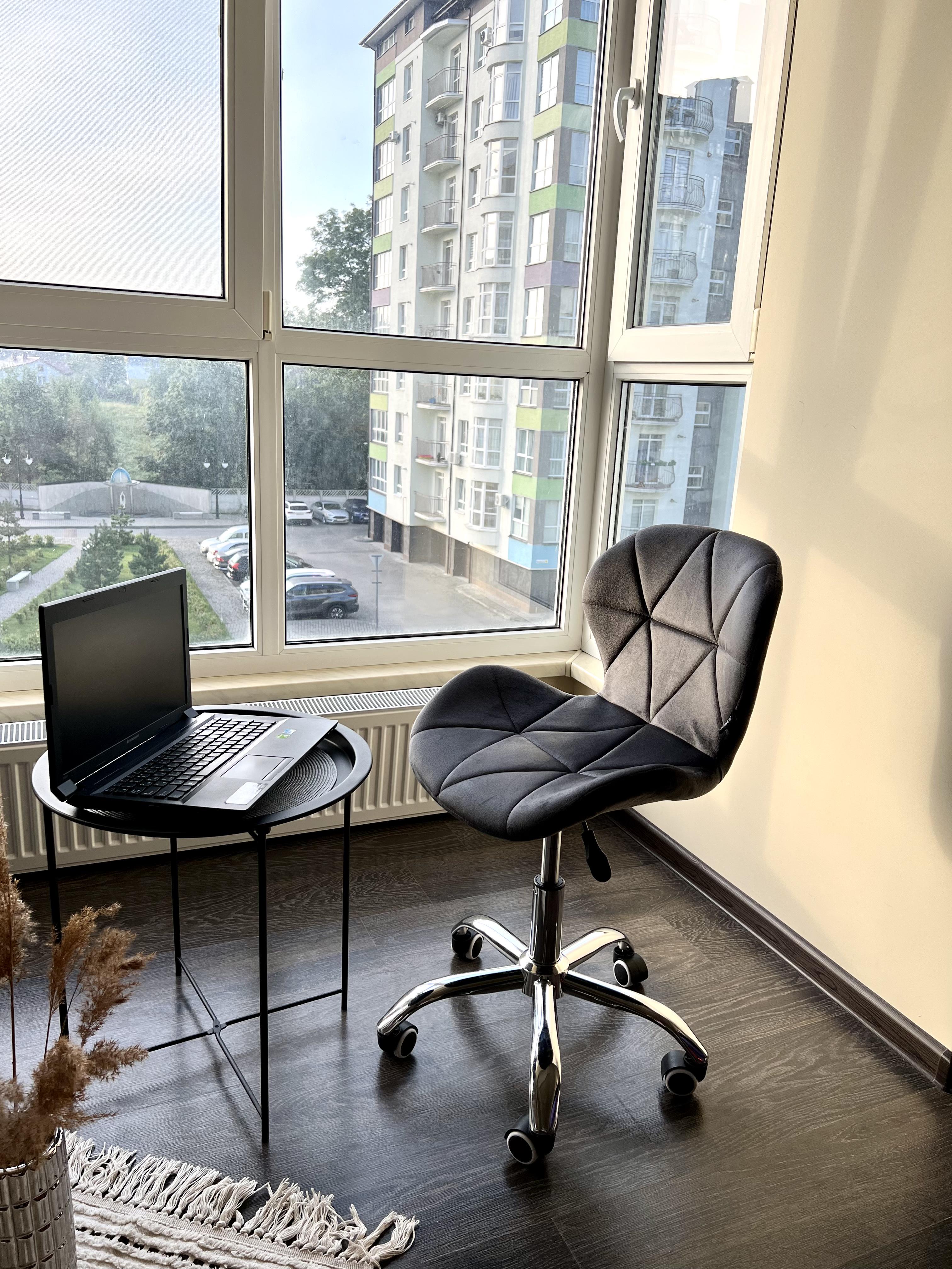 Крісло офісне комп'ютерне на колесах Bonro B-531 Велюр Сірий (4428) - фото 9 Крісло офісне комп'ютерне на колесах Bonro B-531 Велюр Сірий (4428) - фото 9