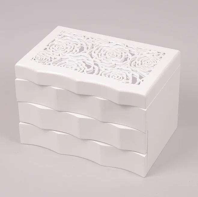 Шкатулка для біжутерії Flora Білий (26137)