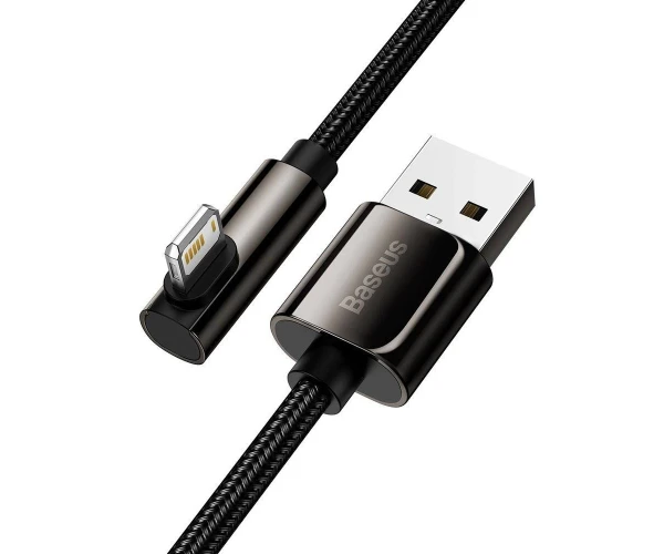 Кабель дата Baseus CALCS-A01 USB-Lightning 2,4 A 2 м Black - фото 2