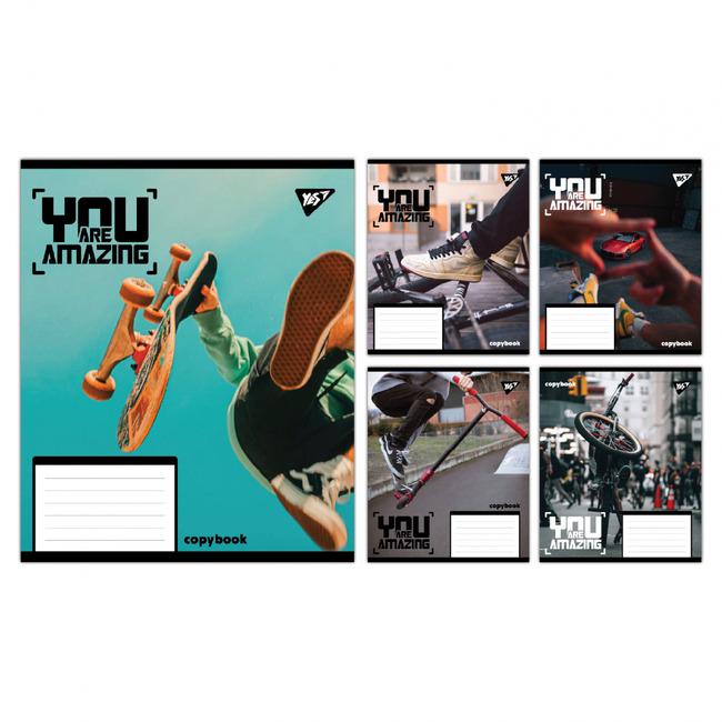 Тетрадь ученическая YES You are amazing А5/48 кл. (767942) - фото 2 Тетрадь ученическая YES You are amazing А5/48 кл. (767942) - фото 2