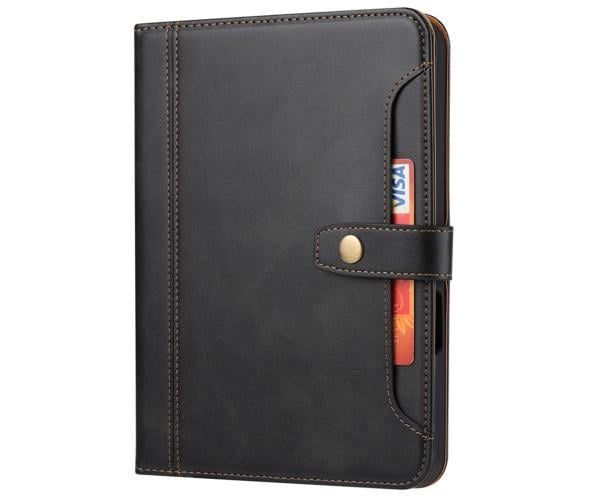 Чeхол-книжка кожаный Rivet для iPad Air 11 2026/Air 11 2025/Air 11 2024 с магнитной защелкой Черный