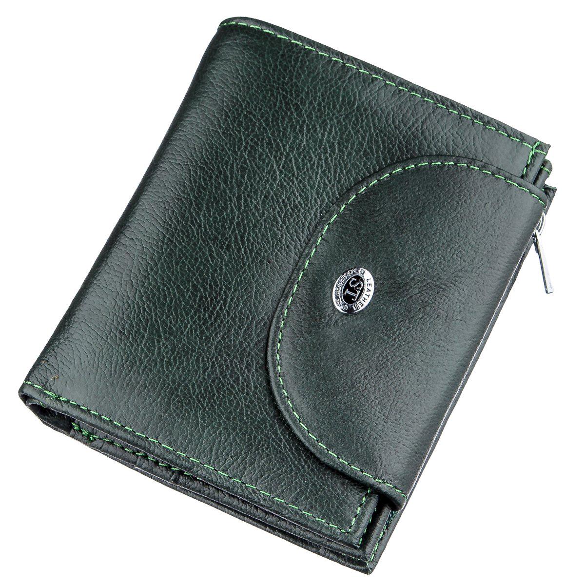 Женский кошелек ST Leather 18958 кожаный Зеленый