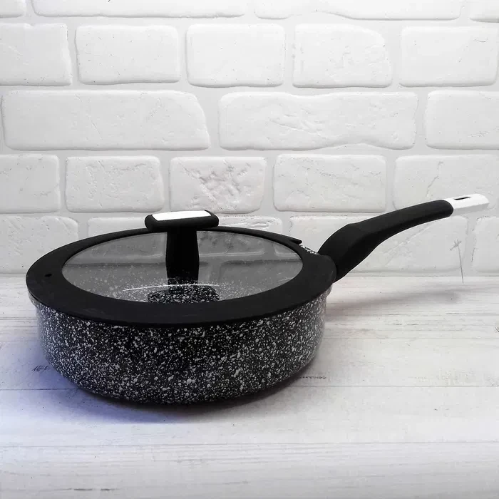 Сковорода с крышкой Edenberg EB-3325 с гранитным покрытием 28 см 3,8 л (2530555535)