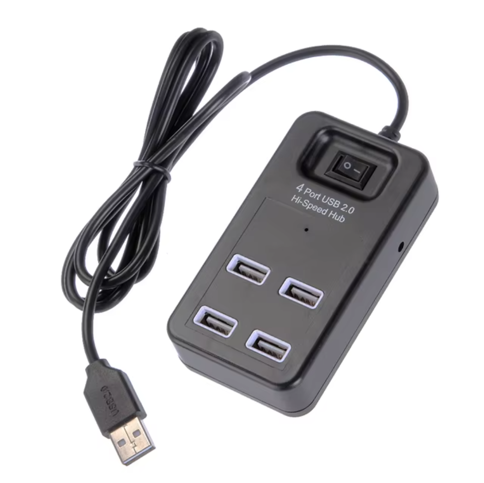 Концентратор USB-хаб P-1601 разветвитель 4 порта USB 2.0 с выключателем Черный (23059134) Концентратор USB-хаб P-1601 разветвитель 4 порта USB 2.0 с выключателем Черный (23059134)