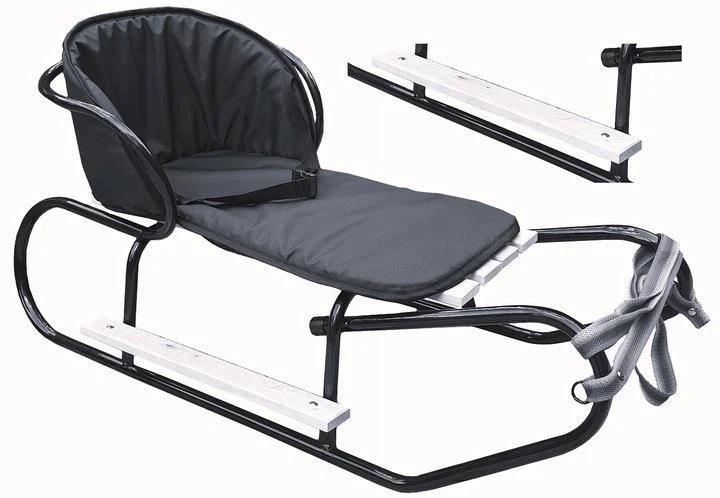 Санки Basic з матрациком Сірий - фото 2 Санки Basic з матрациком Сірий - фото 2