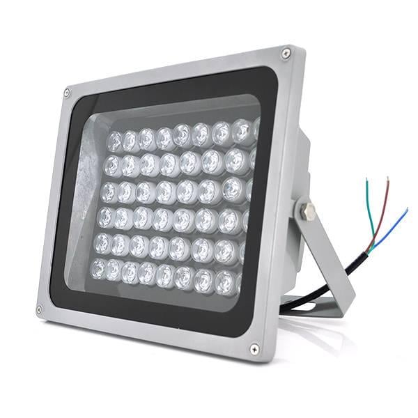 Прожектор спрямований із сутінковим датчиком Yoso 220V 50W 50LED IP66 кут огляду 120° дальність до 150 м 280х230х130 мм (37522)